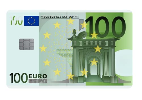Pegatinas de tarjetas de crédito euro | Transporte, tarjeta de débito, tarjeta de crédito | Cobertura y personalización de tarjetas bancarias | Sin burbujas, delgado, impermeable