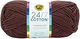 (1 Skein) 24/7 Cotton® Yarn, Coffee Beans