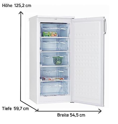 Amica GS 15406 W Gefrierschrank in Weiß mit 146 Liter Volumen