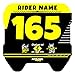 Sur Ron Front Number Plate & Decals, Dirt Bike Plastic Black Plate & Graphics for Sur-Ron Light Bee X/S,Talaria Sting MX3/R MX4 Talaria XXX Super73 MX350 MX650 E-Ride Pro SS/S Segway X260 X160