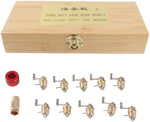 Watch Winder Set Brass Watch Repair Tool Watch Winder Tool with Ergonomic Metal Handle and Storage Box
