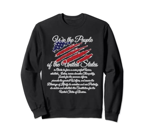 Nosotros el pueblo Día de la Constitución de los Estados Unidos 1776 Libertad Democracia Sudadera