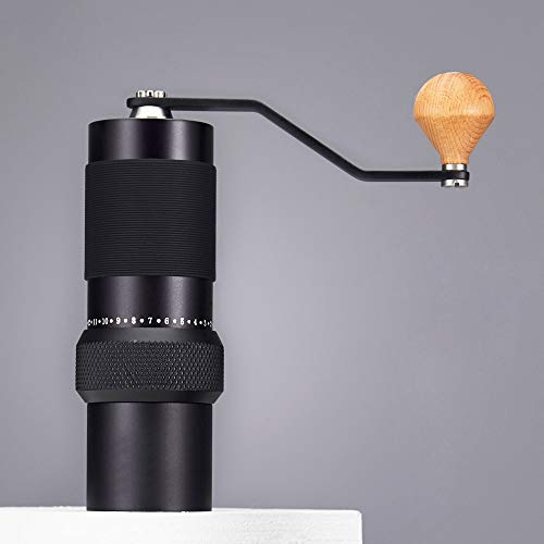 EXCLVEA Einfach zu Bedienende Kaffeemühle Handbuch Externe Werteeinstellung Handkurbel Kaffeebohne Grinder… – Bild 3