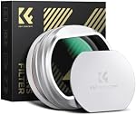 K&F CONCEPT UV Filter kit with Metal Lens Hood and Lens Cap Compatible with Fujifilm X100 Series Camera X100, X100S, X100F, X100T, X100V, X100VI, High Definition Multi-Coated Optical Glass - Silver