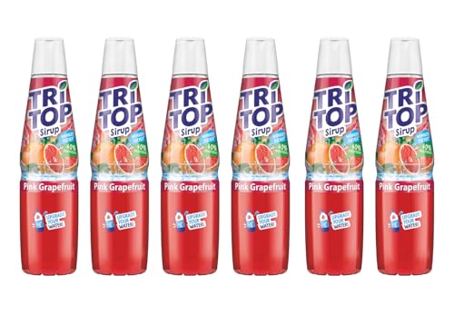 TRi TOP Pink Grapefruit Sirup – 6 x 600 ml, Kalorienarm – Ansicht 1