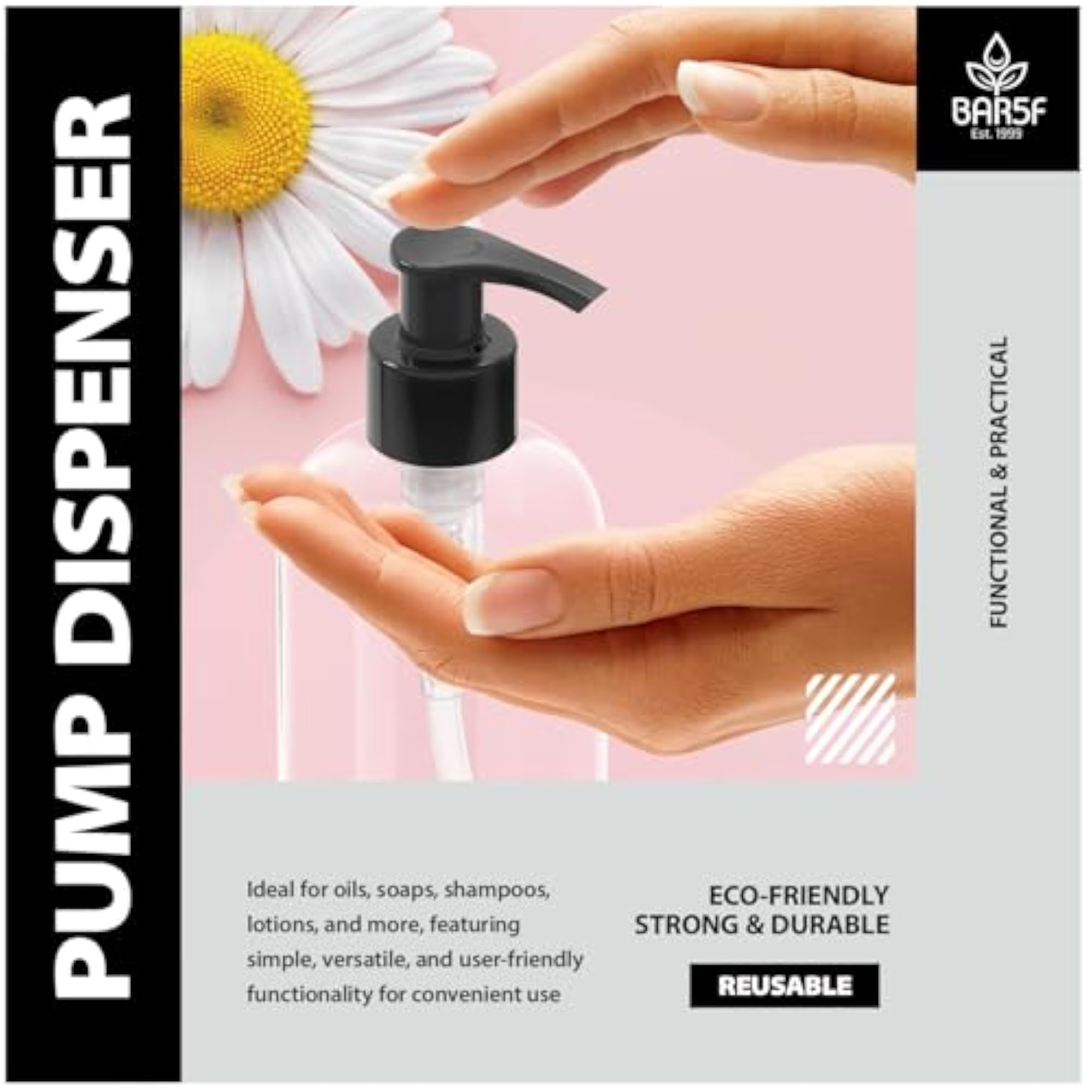 Plastic Bottles with Pump Dispenser, 12 oz, Clear