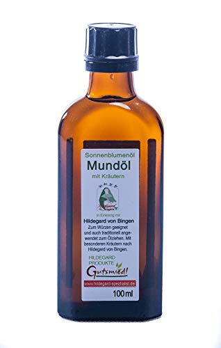 Mundöl mit Kräutern BIO 100 ml - Kraeuter in Einklang mit Hildegard von Bingen