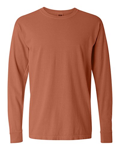 Comfort Colors Men's 6014 Adult Long Sleeve XL TERRACOTTA
