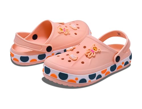 Image of HAUX Women's Classic Charms Clogs /Sandals with Back Strap for Adult | Comfortable & Light Weight | Stylish & Anti-Skid | Everyday Use Clogs for Girls & Ladies