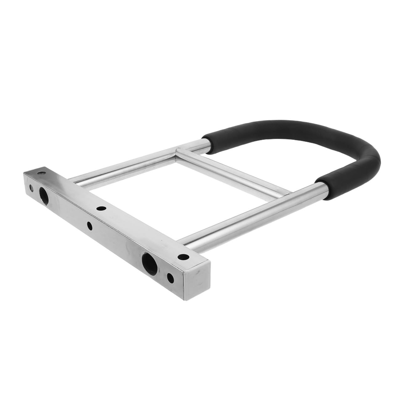Kisangel Barandilla de Cama de Seguridad 44x30x3cm para Personas Mayores, Barandilla de Noche Extraíble, Acero Inoxidable y Esponja Ayuda para Levantarse Cama para Cuidado Hogar