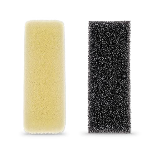 Image of SubstrateSource Mighty Aquarium Filter HOB Replacement Media - Replacement for Fish Tank Filters, Hang-on-Back Small Aquarium Filter, Replacement Filter Cartridge - XS MG02 Replacement Sponge, 2-Pack