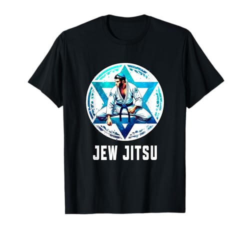 Jewish Costume Hanukkah Clothing Rabbi Horah Dance Jew Jitsu T-Shirt