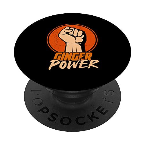 Funny Ginger Power | Pelirrojo | Pelirrojo PopSockets PopGrip Intercambiable