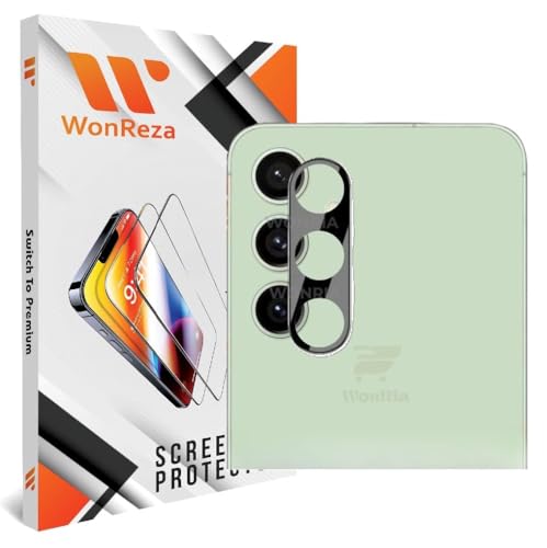 Image of Pack 1- Back Camera Glass Protector for Samsung Galaxy S25 FE 5G [3D Ultra Premium] Camera Lens Protector (Black)