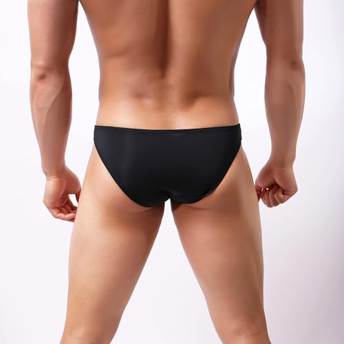 Men Boxer Briefs Low Waisted Lightweight Breathable Stretch U Convex Underwear2