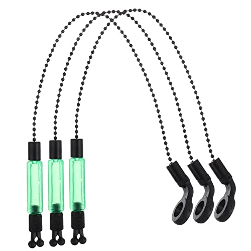 SUPVOX 3pcs Fishing Bite Alarms Metal Fishing Rattles for Catfishing Stopper Beads Set