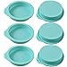 Newk Molde redondo de silicona para tartas, 6 paquetes de moldes de silicona de 4 pulgadas para hornear pasteles, posavasos de resina, pasteles de capa, pasteles de queso, pasteles de arco iris