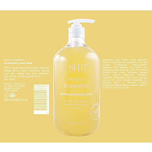 Om She Aromatherapy Moisturising Hand Wash - Lemon & Grapefruit image 4
