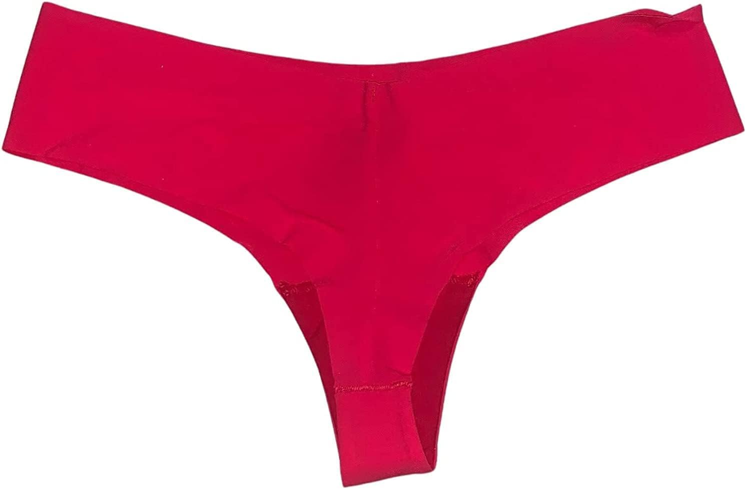 Victoria's Secret Pink No Show Thong Panty/Underwear Red Pepper New - Image 2