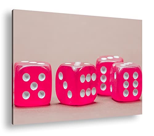 Cube de jeu carré rose deyoli 90x60 cm avec cadre bois