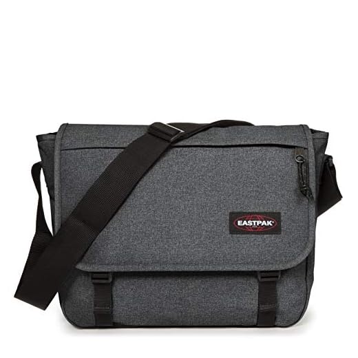 Eastpak Delegate + Sac Bandoulière, 20 L - Black Denim (Gris)