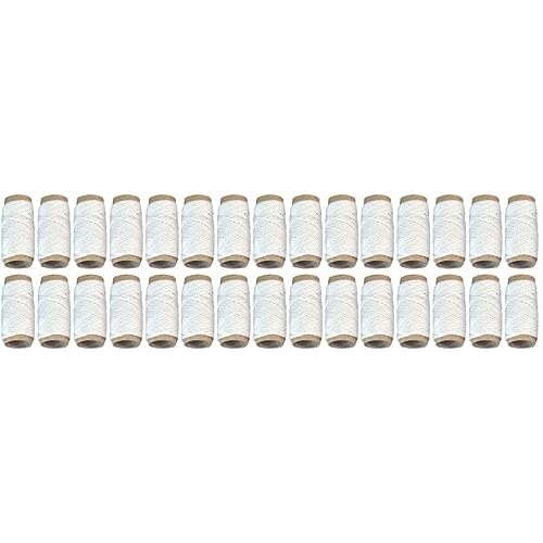 DOITOOL 60 Rolls Professional Sausage Meat Parcel String Twine Meat Packaging Tool for Home Kitchen Cotton Rope