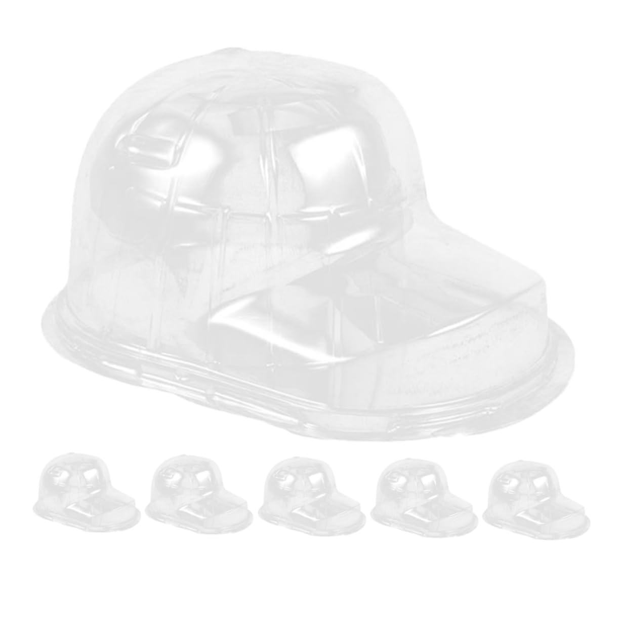 Organizador de Gorras de Béisbol Transparente 6 Unidades Pp