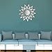 Alrens(TM) 27Pcs Sparkly Sun Pattern Acrylic Crystal Decals DIY 3D Modern Design Mirror Surface Wall Sticker Living Room Children Room Mural Decor Home Decoration Art