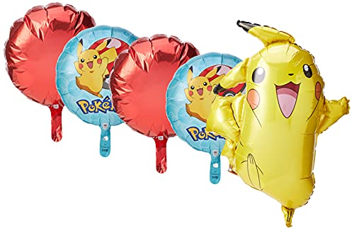 Preisvergleich Produktbild Amscan 3633401 Folienballon Set Pokémon