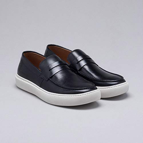 Mocassim Masculino Couro Preto 38