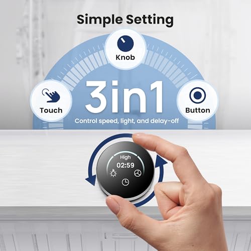 Image of 36 Inch Wall Mount Range Hood 1200CFM, Stainless Steel Convertible Ductless /Ducted Stove Vent Hood, Low Noise Kitchen Vent Hoods with Duct Cover, 2 Lights 3 Baffle Filters, Touch & Knob Control