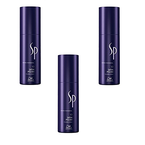 Preisvergleich Produktbild 3er Set: Wella SP Styling Satin Polish Glättungscreme 75 ml