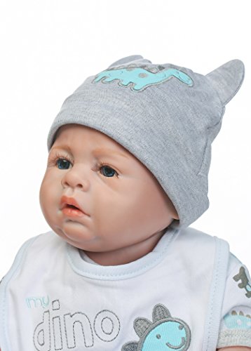 Reborn Baby Boy Dolls Silicone Full Body Eyes Open Lifelike Baby Dolls For Girls 20 Inch Newborn Anatomically Correct Washable Toy Doll #TOP5