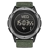 side and back photos of the CakCity Tactical Watches for Men Military Sport Watches