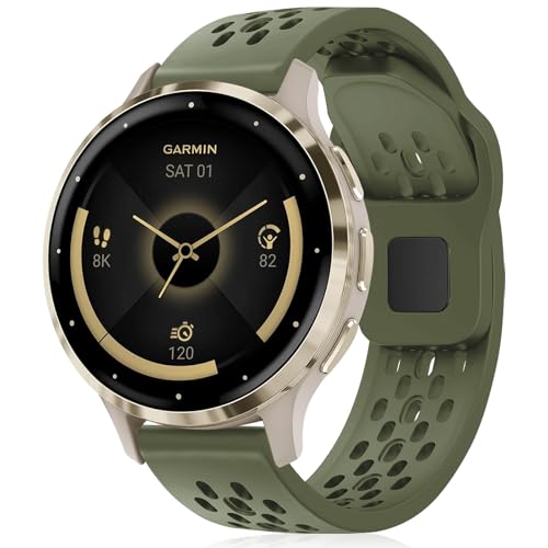 Strisinho ʋCoh Garmin Venu 3S/Venu 2S/Vivoactive 4S/Vivomove 3SΉ 18mm VRvXgbv \tgpXgoh Garmin Forerunner 255S/255S Mu