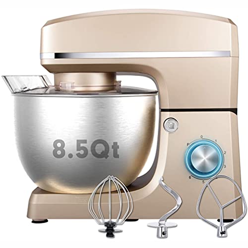 RXF Küchenmaschine,Knetmaschine,10 Liter Kommerzieller Kochautomat, Automatischer Knetmaschinenmixer, 660W 6 Gang…