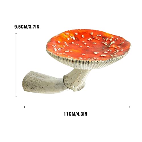 Gonebin Wall Floating Shelf,Mushroom Hanging Shelf,Resin Floating Shelf In The Shape Of A Amanita Mushroom,For Wall Hanging Shelves Small Indoor Plants #TOP2