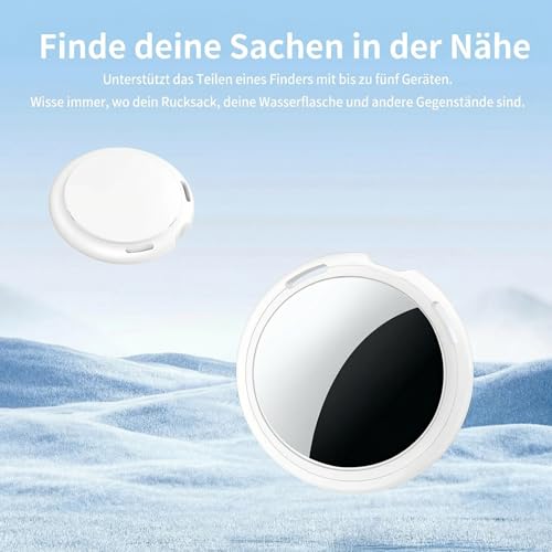 2er Pack Air Tracker Tag[Apple MFi-zertifiziert]for Apple Wo ist? (Nur iOS) – Ansicht 3