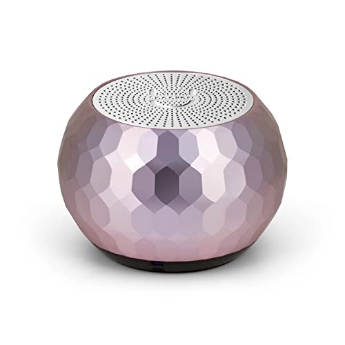 Fashionit U Mini altavoz | Elegante portátil inalámbrico Bluetooth 5.0 con micrófono integrado y obturador remoto | Mini altavoz perfecto para el hogar, fiestas, actividades. Dispositivo pequeño,