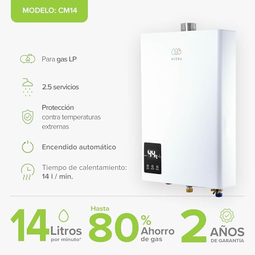 La mejor selección de Calentador Avera , tabla con los diez mejores. 12 Calentador Avera marca AVERA (3)