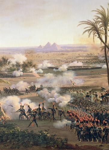 Tableau Bataille des Pyramides par Louis Lejeune 60x90cm