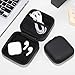 OKUMEYR 2Pcs Durable Shell Storage Bag for Earphones and Small Electronics Portable Organizer Pouch with Mesh Pocket for Travel and Work Compatible with Chargers and Cables