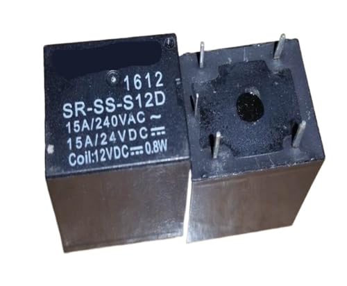 Relais 5 broches SR-SS-S12D 12V pour circuits imprimés et réparations