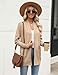 Zeagoo Womens Winter Cardigan Coats Long Sweaters Lightweight Business Outfit Open Front Dressy Coat Fashion Clothing Trendy Khaki