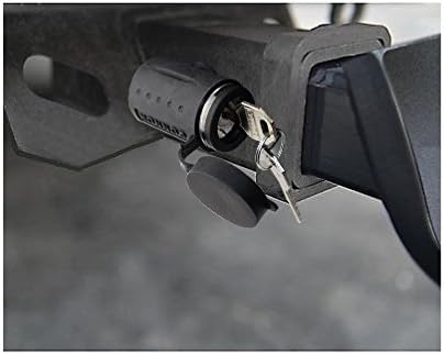 Connor Trailer Hitch Lock - 1/2" and 5/8" Black Nickel Hitch Pins for Class I - V Hitches, 1615320 Receiver Lock