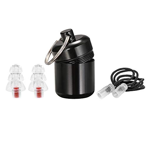 Tampões para os ouvidos, Funien 1 par de plugues de ouvido com cancelamento de ruído para músicos qu