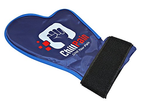 Cold Therapy Reusable Ice Pack Glove for Sore Hands by ChillPain. ChillPain Ice Pack Gloves are Exclusively Designed for Women and Men with Small to Medium Size Hands (1 Pair (2 Gloves))
