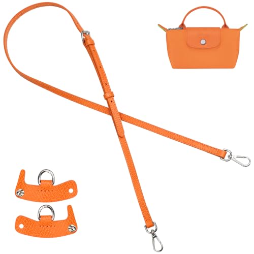 Image of Jiesinlov Leather Bag Shoulder Strap Replacement Crossbody Adjustable Conversion Kit Fit for Mini Pouch