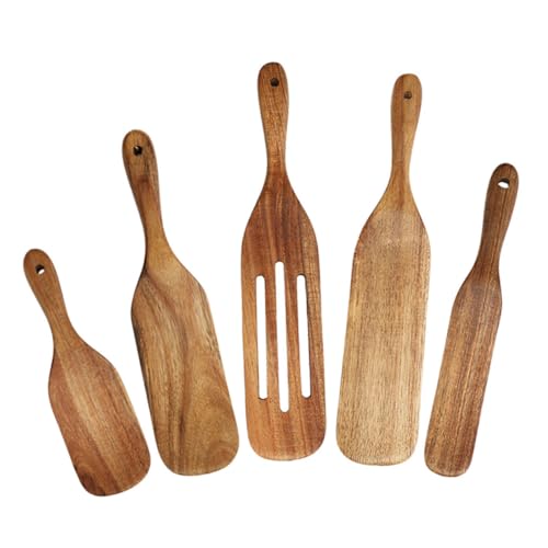Ustensiles de cuisine en bois anti-brûlure Cabilock pour cuisiner en sécurité