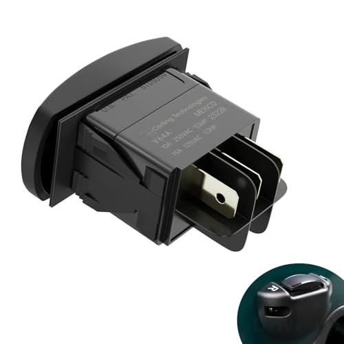 Drive-up Foward Reverse Switch Compatible with Club Car Precedent 1996-Up 48V Electric Golf Cart PowerDrive Plus and Tempo 2018-Up Electric Golf Cart, OEM 101856001 101856002